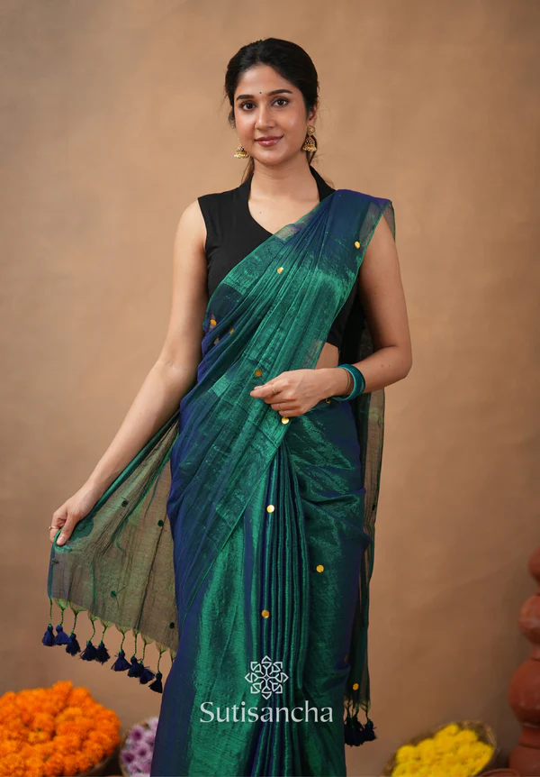 Powder Blue Bridesmaid Saree